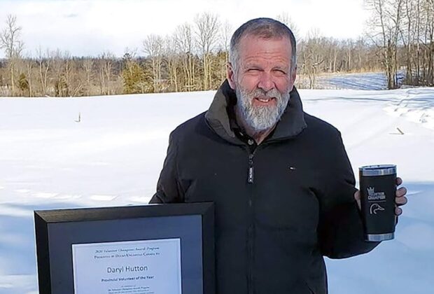 Daryl Hutton is DUC’s Volunteer of the Year in Ontario