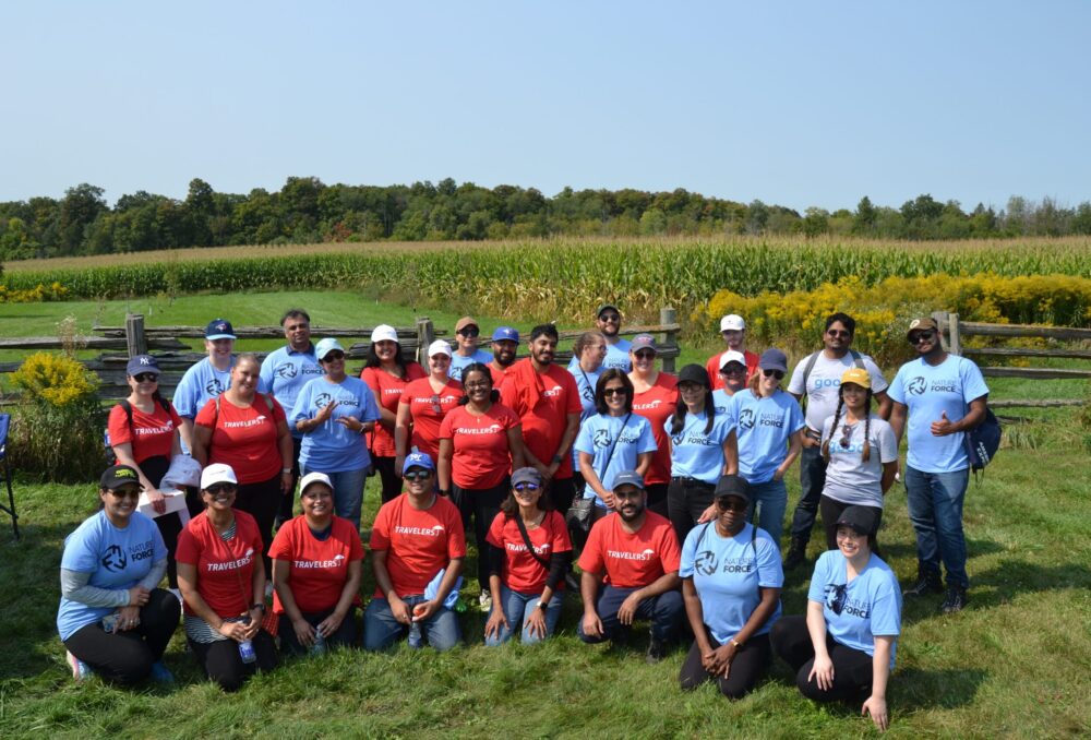 Group shot of participants from partnering insurance companies.